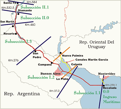 Mapa Hidrovía